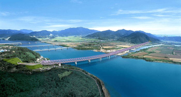Bridge Launching - Nakdong, Korea