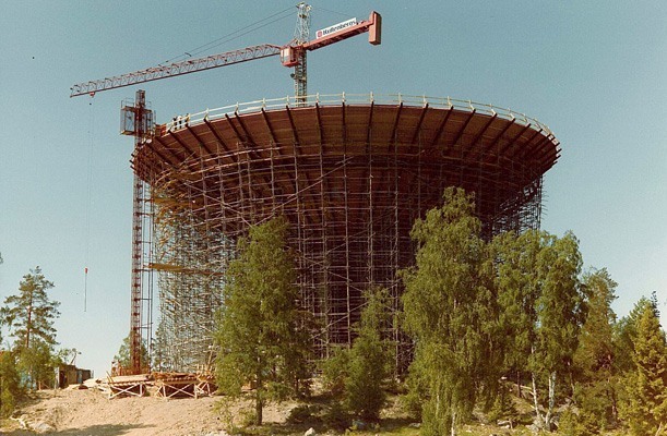 Lifting of Formwork, Water tower - Gävle, Sweden
