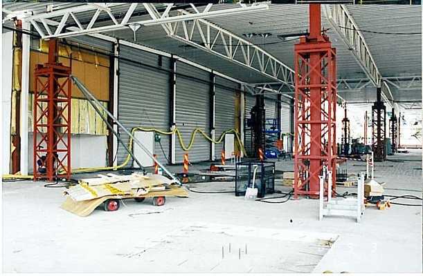 Liftin of Roof Structure - Jönköping, Sweden