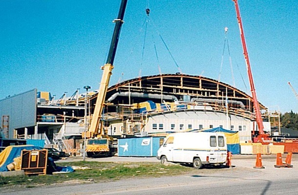 Lifting of Roof Structure - Umeå, Sweden