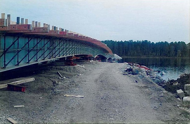 Bridge Launching - Långan, Sweden