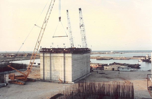Caissons for Harbour - Ras Lanuf, Libya
