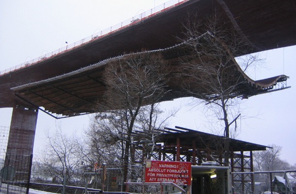 Lifting of Formwork, Bridge - Årsta, Sweden