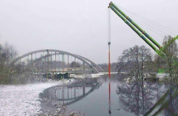 Bridge Launching - Borås, Sweden